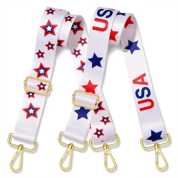 Versatile USA Purse Strap - Adjustable American Flag Design for Every Occasion - Picture 1 of 6